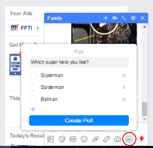 Poll on Facebook Messenger